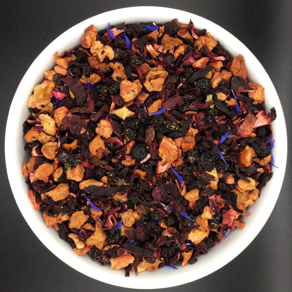 Blueberries and Cream - Natural Loose Fruit Herbal Tea - Chinese tea...