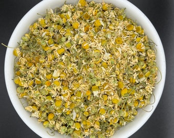 1 lb German Chamomile Flower (matricaria recutita) - BULK - Dried…