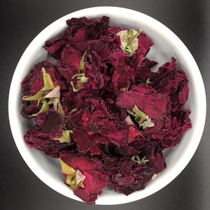 Crimson Red Roses - Dried Whole Flower