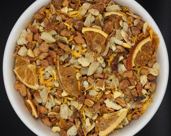 Tisane naturelle aux fruits Satsuma - Ingrédients séchés en petite quantité