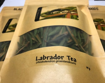 Labrador Tea (rhododendron groenlandicum) - Wild Whole Leaf - Bog / Muskeg / Swamp / Hudson's Bay tea - Handpicked in Labrador