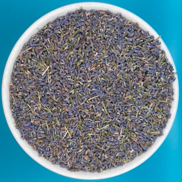 English Lavender Flower - Bulk - Buds - Munstead - Food Grade - Organically Grown - Fresh, Dried and Natural...