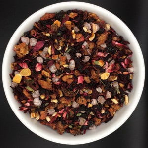Strawberry Vanilla - Natural Loose Fruit Herbal Tea - Chinese tea...
