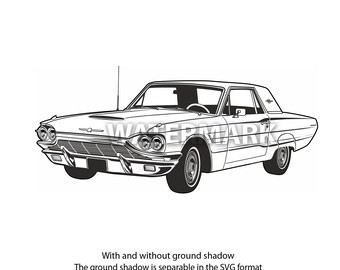 フォード　サンダーバード　1965 1965年型フォード・サンダーバード・コンバーチブル 300馬力 CID 390 ミニカー