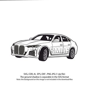 BMW 4 Serie Svg, Cdr, Eps, Ai, Png, Jpg - Etsy