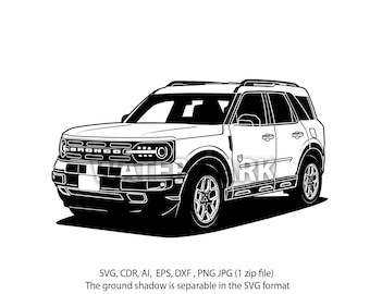 Ford Bronco svg,ai,eps,dxf,png,jpg