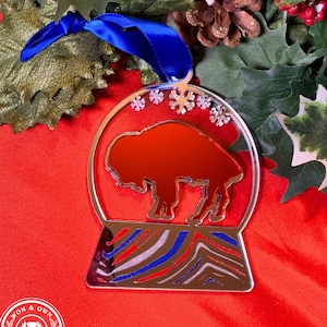 Silver Buffalo Ornament, BillsMafia, 716 ornament, Billieve, Christmas in July