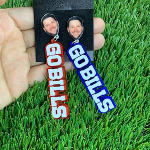 Josh Allen Go Buffalo Earrings