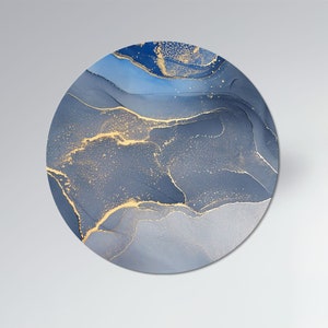 Modern Wall Decor,Alcohol Ink Glass Decor,Blue Glass Decor,Glass Art,Wall Art,Wall Decoration,Contemporary Glass Decor,