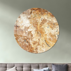 Brown Glass Printing, Glass, Mural Art, Stone Glass, , Yellow Marble Glass, Wall Decor, Modern Glass, Contemporary Glass Wall Art,