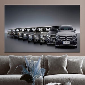 Mercedes Benz E Series, Mercedes Benz E Series Wall Art, Car Lovers Gift Printed, Garage Art, For Car Lovers Gift Printed,
