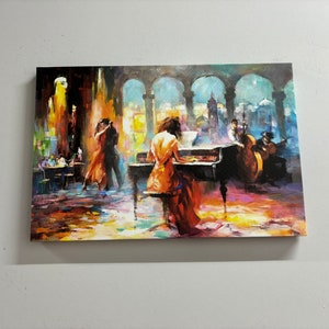 Haenraets Willem, Pianist Poster, Musikerin Gedruckt, Prickelndes Tanzvergnügen Wanddekoration, Reproduktion Kunst Leinwand,