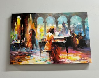 Haenraets Willem, Abstract Music Wall Art, Musician Artwork