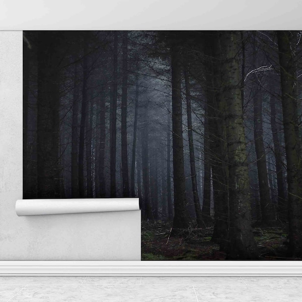 Forest Wallpaper Border Etsy