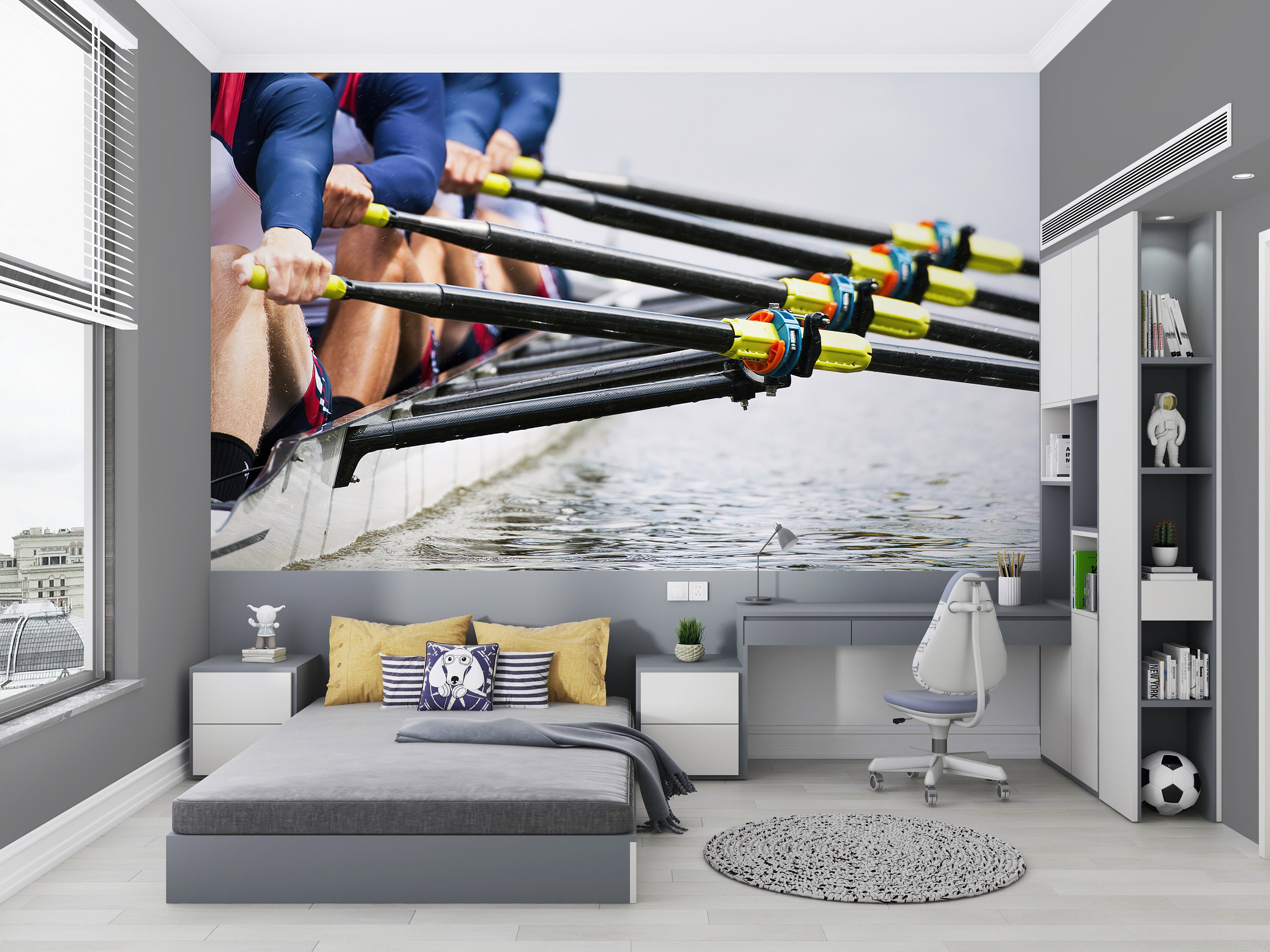 Gym Wall Painting Modern Wall Paper Man Cave Wall Painting Etsy