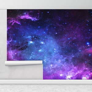 Sternenhimmel Wandbild, Natur Tapete, Ansicht Wanddekor, Sternenhimmel Wandbild, Himmel Tapete, Raum Wandbild, Nacht Wandbild, Milchstraße Wandbild,