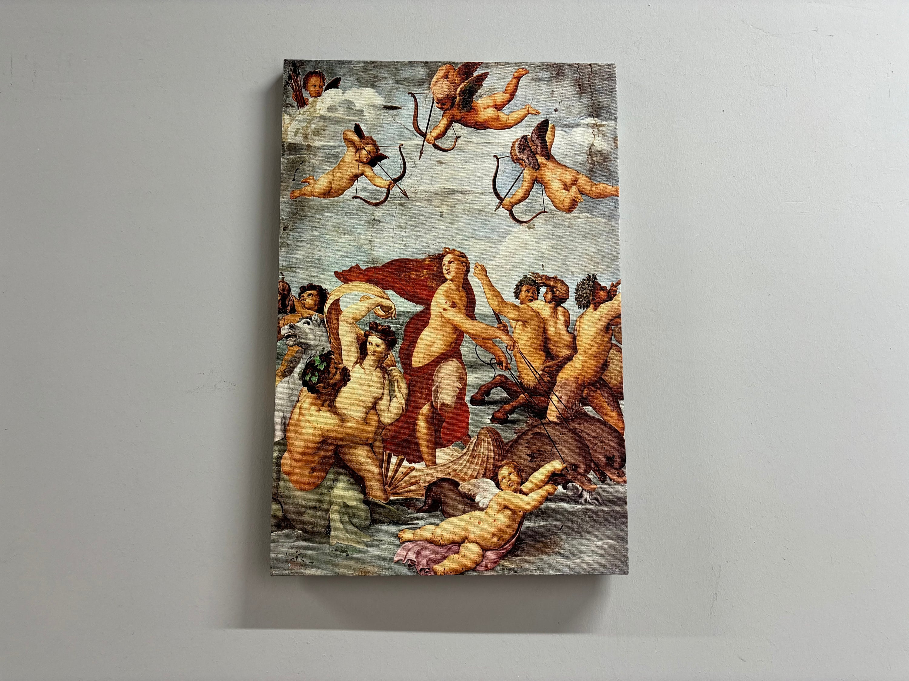 Raphael Sanzio, Famous Canvas, Oil Painting Print, Reproduction Canvas Art, Angel Printed, Classic Canvas Art, Vintage Art Canvas,