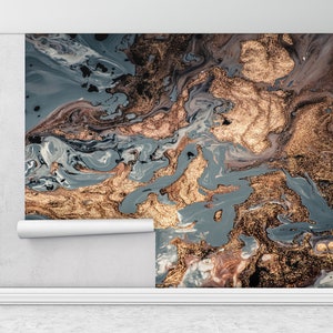 Marble Wall Poster, Modern Wall Paper, Wall Paper Peel and Stick, Bright Wall Paper, , Contemporary Wall Paper,