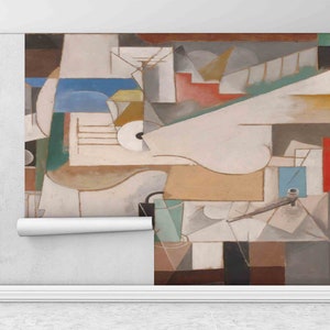 Picasso Style Wall Decals, Reproduction Wall Poster, Abstract Mural, Abstract Picasso Style Wall Decor, Wall Art Decor,  Shapes Wall Art,