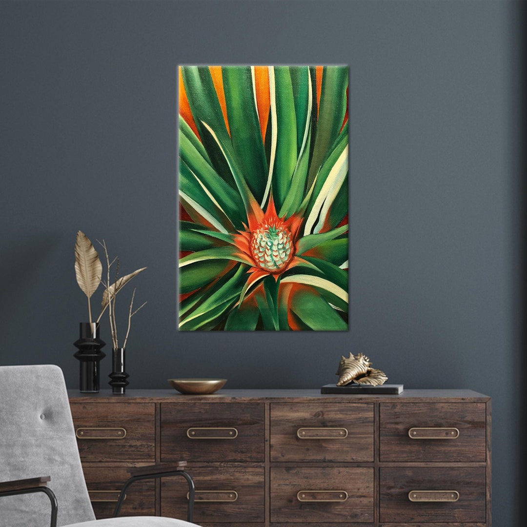 Reproduction Art, Personalized Teacher Gift, Georgia O'keeffe Canvas ...