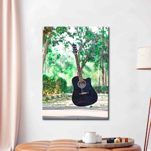 Music Room Canvas Art, Guitarist Gift Poster, Music Poster, Guitar Art, Music Lover Gift Art, Guitarist Printed, Musical Wall Decor,