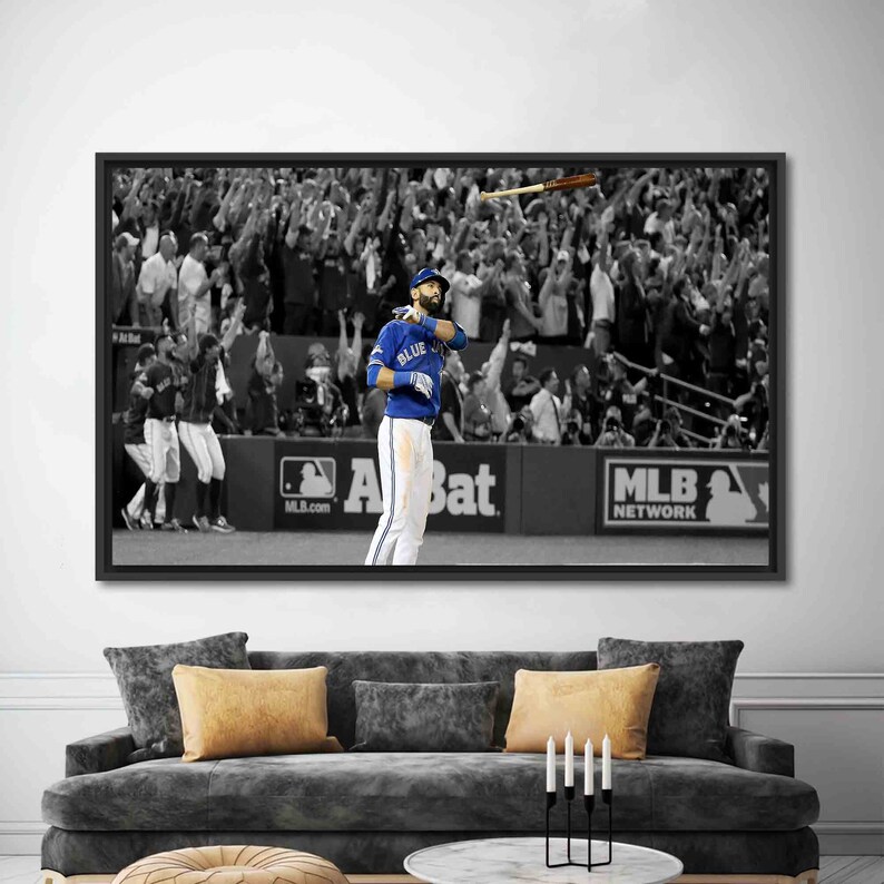 Jose Bautista, Famous Canvas Art, Motivation Wall Art, Motivational Canvas Art, Toronto Blue Jays Art, Baseball Wall Art, image 7