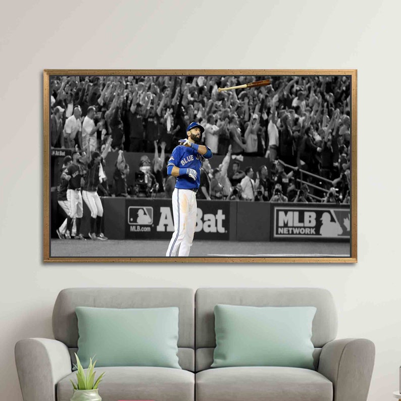 Jose Bautista, Famous Canvas Art, Motivation Wall Art, Motivational Canvas Art, Toronto Blue Jays Art, Baseball Wall Art, image 8
