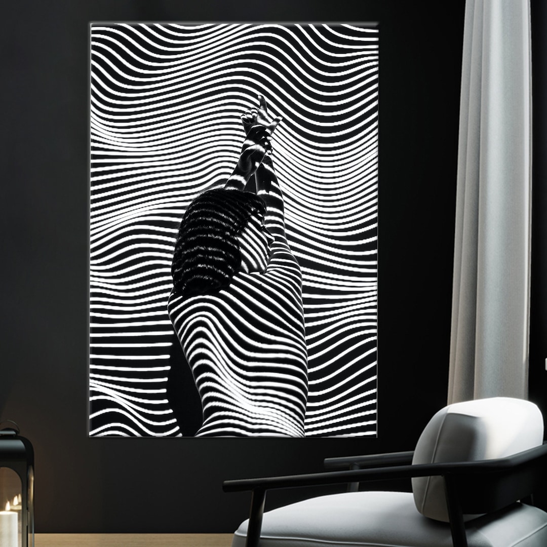 Sensual Canvas, Naked Woman Body Canvas Art, Woman Canvas, Contemporary