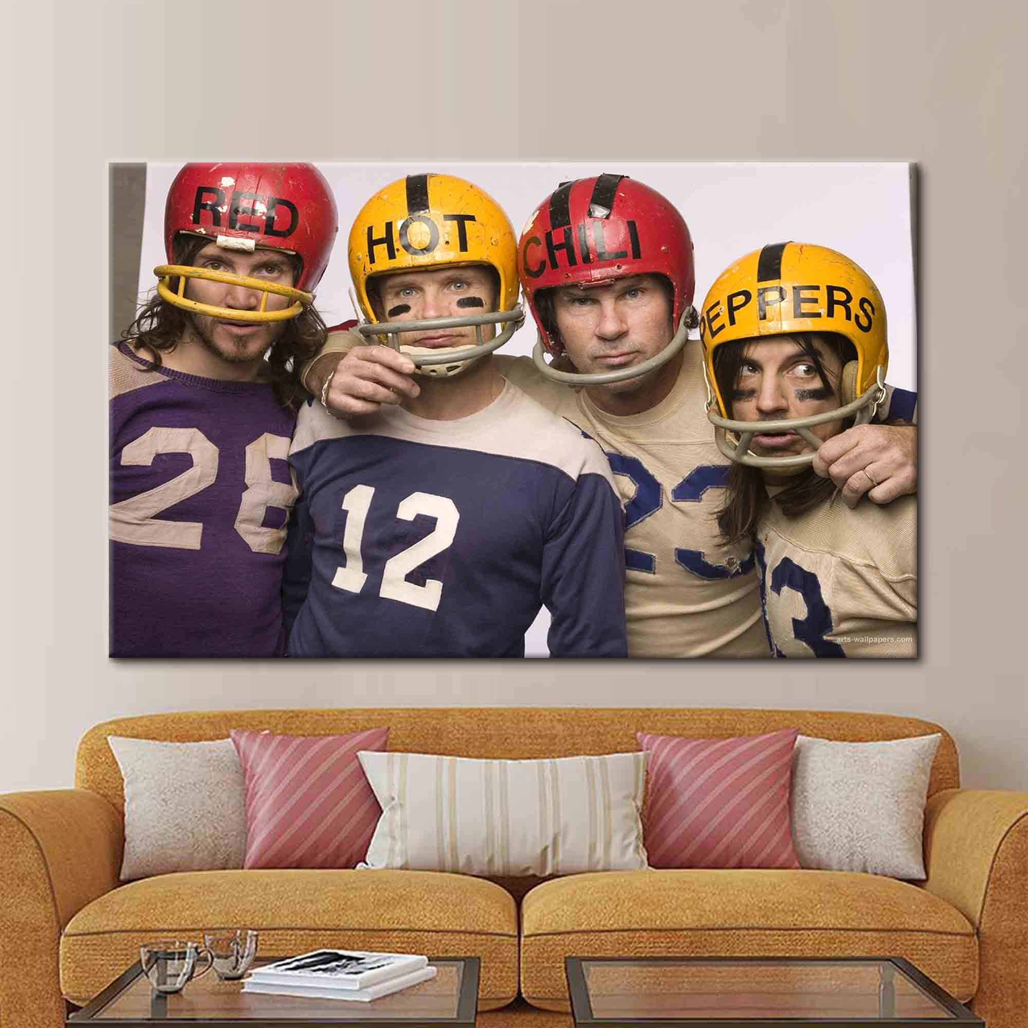 Red hot chili peppers poster - Etsy 日本