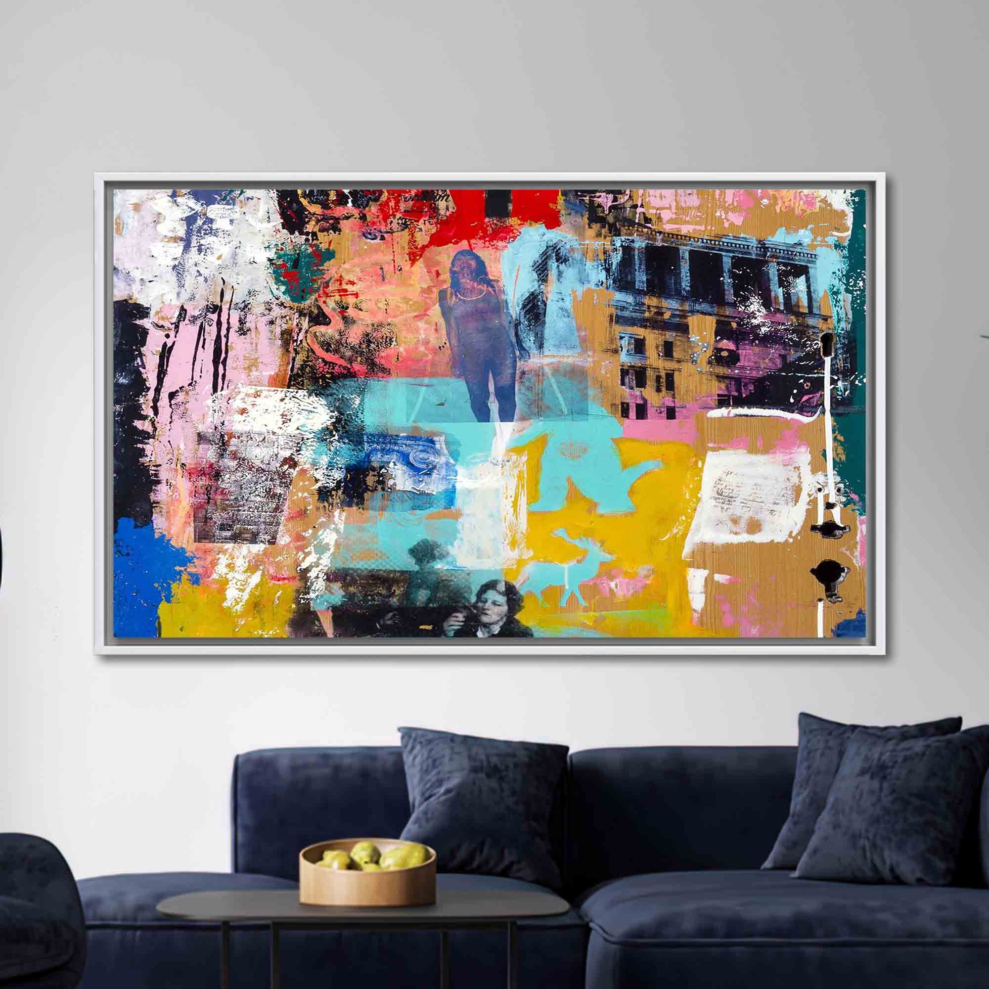 抽象モダンポップアート 現代ポスター、ポップアート、カラフルなアートキャンバス、モダン