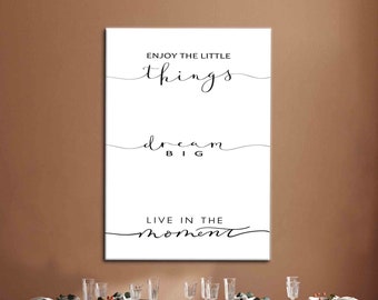 Dream Big, Quote Art Canvas, Succeskunstcanvas, Motivatie Gedrukt, Poster Positieve Citaten, Positieve Kunstwerken, Motivatie Art Canvas, Motivatie Gedrukt, Positieve Citaten, Poster
