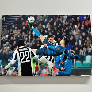 Wohnzimmer Wandkunst, Cristiano Ronaldo, berühmte Leinwand Druck, trendige Leinwand Kunst, Leinwand Wandkunst, Fußball Kunstwerk,