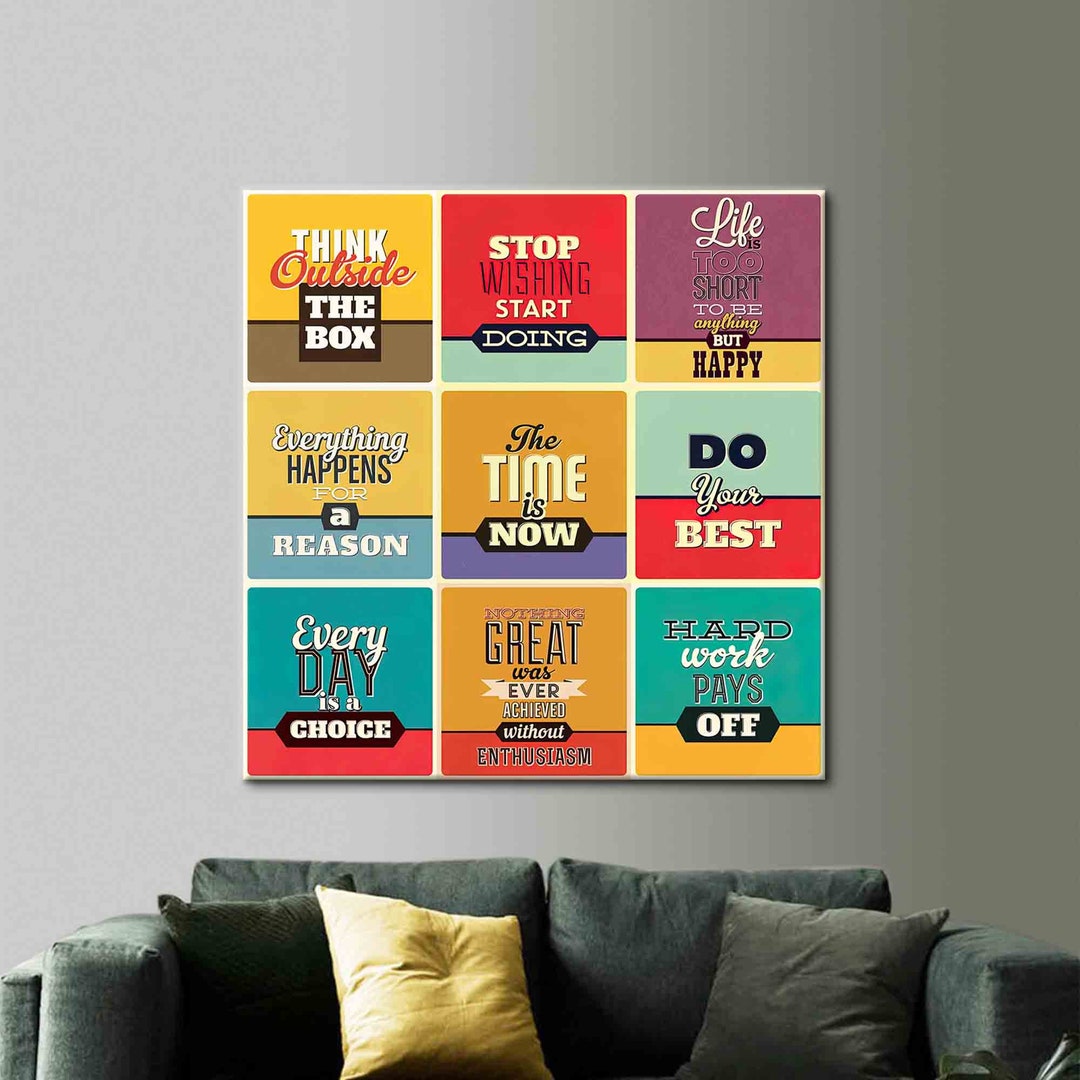Do Your Best, Positive Wall Decor, Positive Quotes Wall Art, Quote