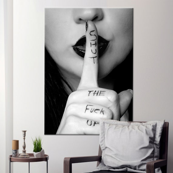 Fuck Wall Art Sexy Girl Art Sexy Woman Artwork Sexy Poster