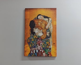 Gustav Klimt The Family, Klimt Family Artwork, Famous Art, Gustav Klimt Canvas Art, Reproduction Poster, Art Nouveau Canvas Art,
