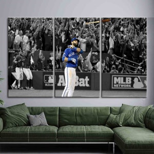 Jose Bautista, Famous Canvas Art, Motivation Wall Art, Motivational Canvas Art, Toronto Blue Jays Art, Baseball Wall Art, image 2