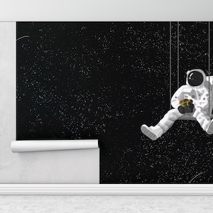 Arte de pared de papel, papel de pared personalizado, papel de pared abstracto, papel de pared 3d, póster de pared negro, papel tapiz moderno,