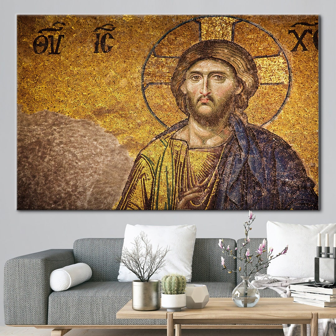 Jesus Christ, Christ Wall Decor, Jesus Christ Art, Abstract Art, Modern