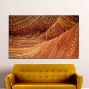 Desert Landscape, Brown Wall Decor, Desert View Canvas, Geology Printed, Desert Art, Landscape Art Canvas, View Poster,