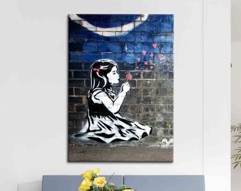 Banksy バンクシー 「Bubble Girl」シリアル サイン 書類付き Banksy バンクシー 「Bubble Girl」シリアル サイン 書類付き