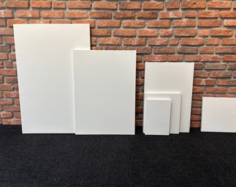 White Gallery Wrapped Canvas, Kids Craft Plain White Canvas, Fine Cotton Canvas, Blank Canvas, DIY Painting, Kids Painting, Kids Art Party,