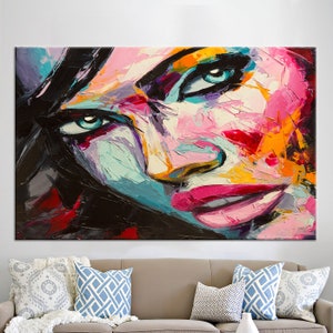 Abstract Poster, Wall Art Canvas, Custom Wall Decor, , Portrait Wall Decor, Pink Canvas Print, Large Wall Art, Contemporary Canvas,