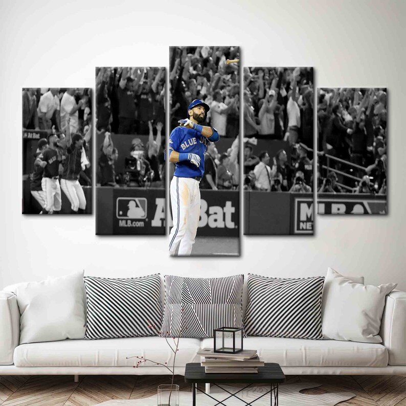 Jose Bautista, Famous Canvas Art, Motivation Wall Art, Motivational Canvas Art, Toronto Blue Jays Art, Baseball Wall Art, image 5