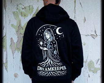 Dream Keeper - Guardian of Dreams Gothic Hoodie | Dark Fantasy Fashion Shirt | Lostin.Place