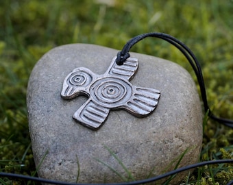 Necklace Inca bird Maya ancient culture