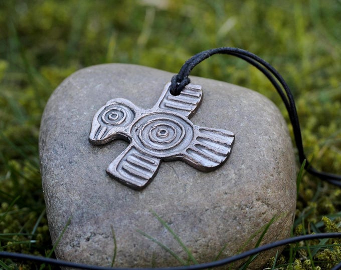 Necklace Inca bird Maya ancient culture