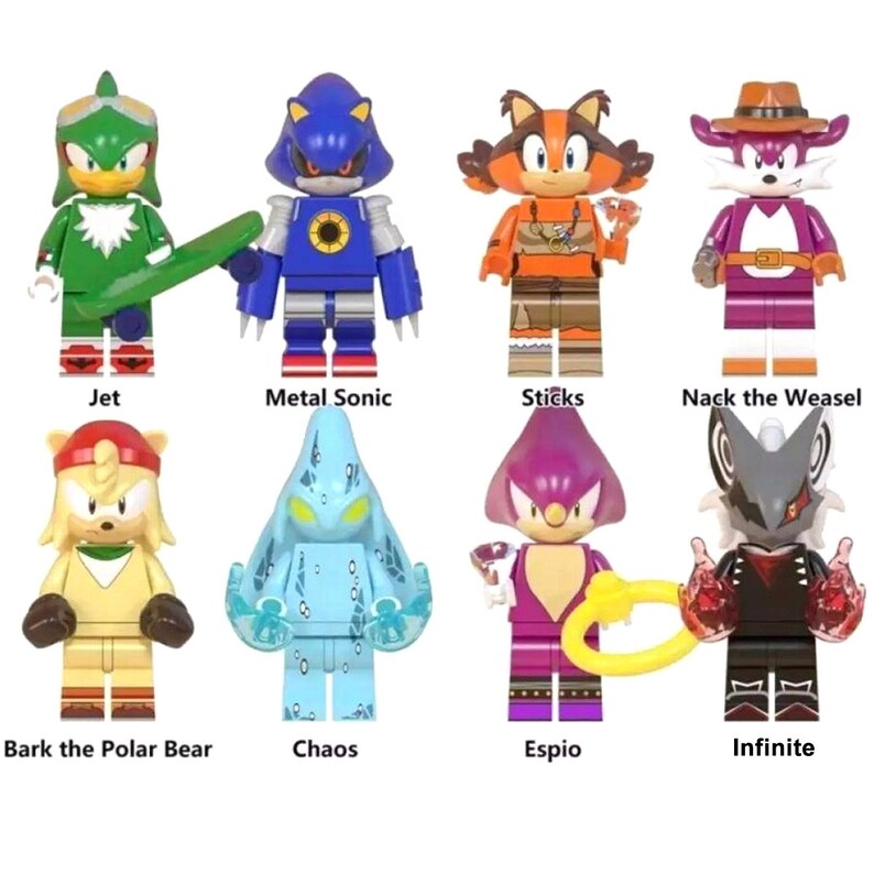 Sonic Infinite Custom Made Minifigure Game Custom Print Etsy