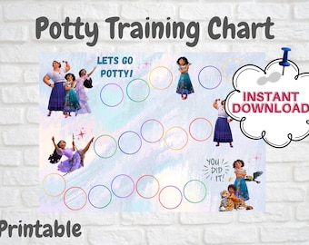 Encanto Potty Training Chart - PDF - Printable