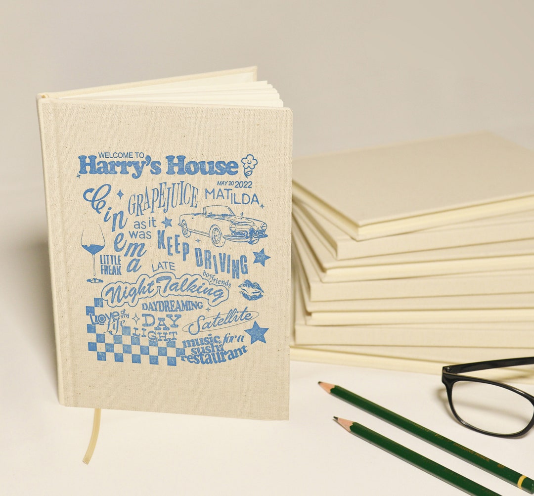 Harry Styles Notebook Harrys House Notebook gift Notebook - Etsy