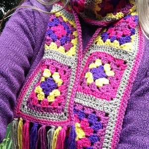 Cosy crochet scarf